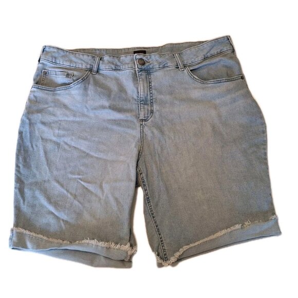 Lee Women's Size 24 Blue Jean Shorts - Picture 1 of 5